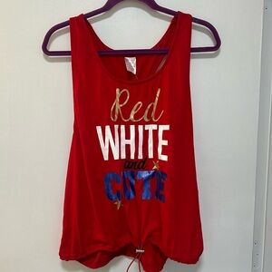 Juniors tank size 1X